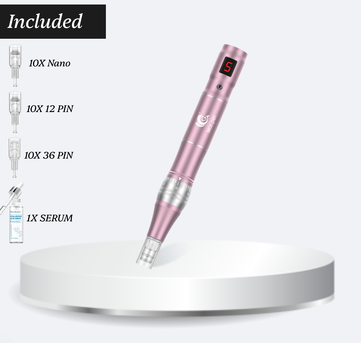 L3 Microneedling Pen +30 Cartridges & Serum Free - Limited Time Offer