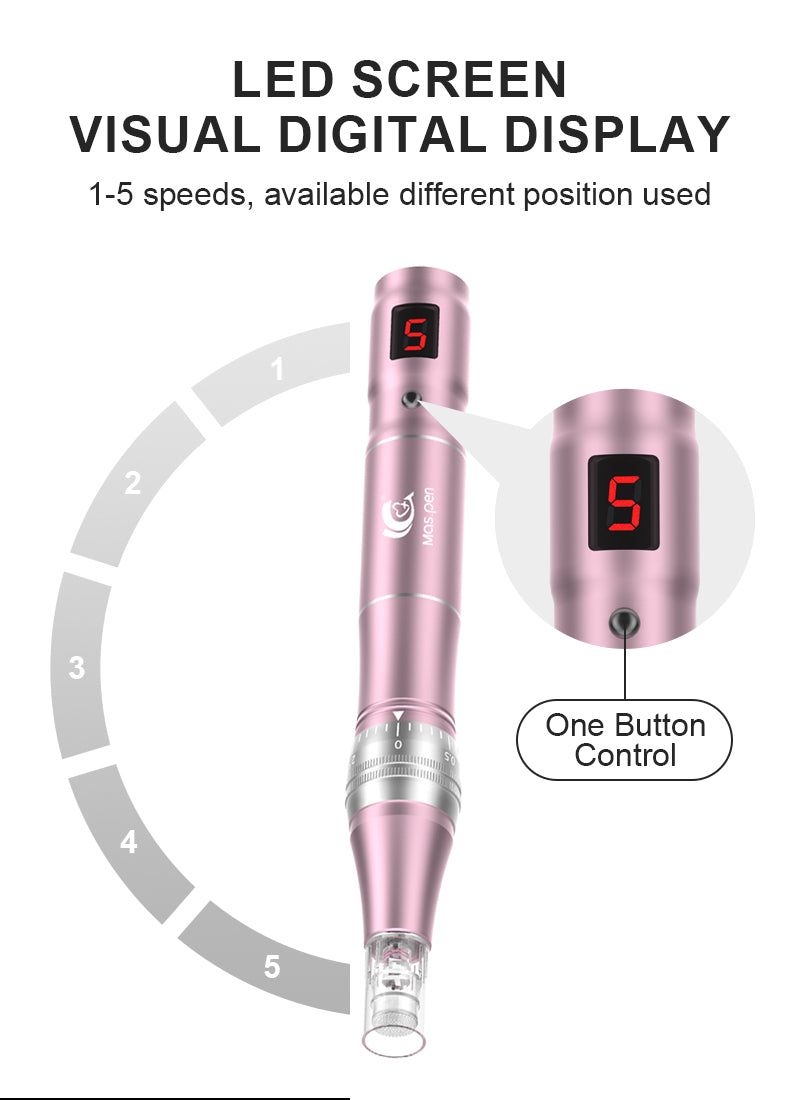 L3 Microneedling Pen - 30 Cartridges + Serum
