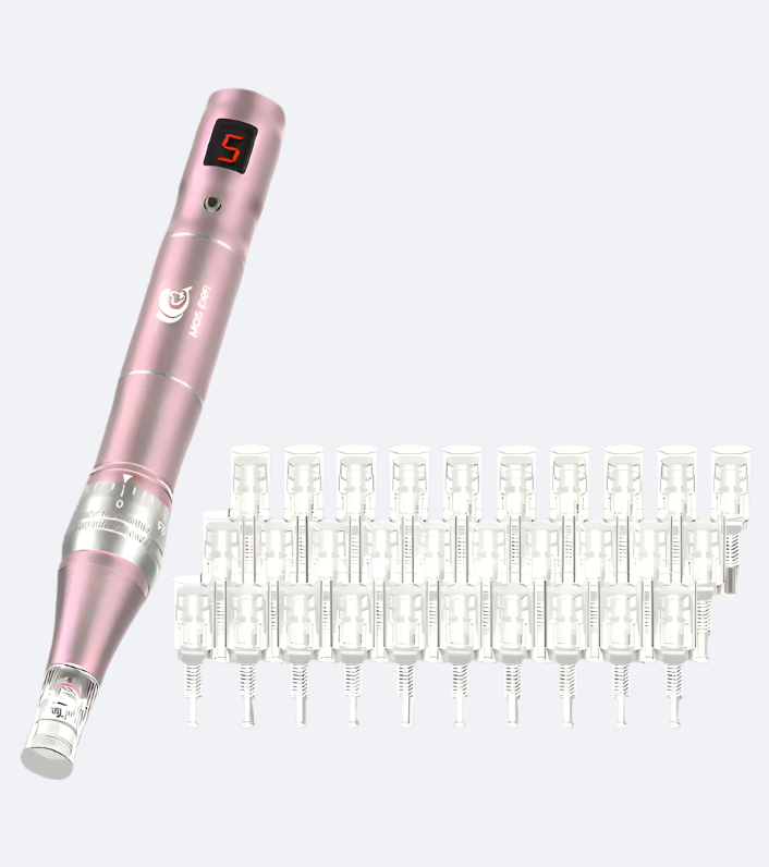 L3 Microneedling Pen - 30 Cartridges + Serum