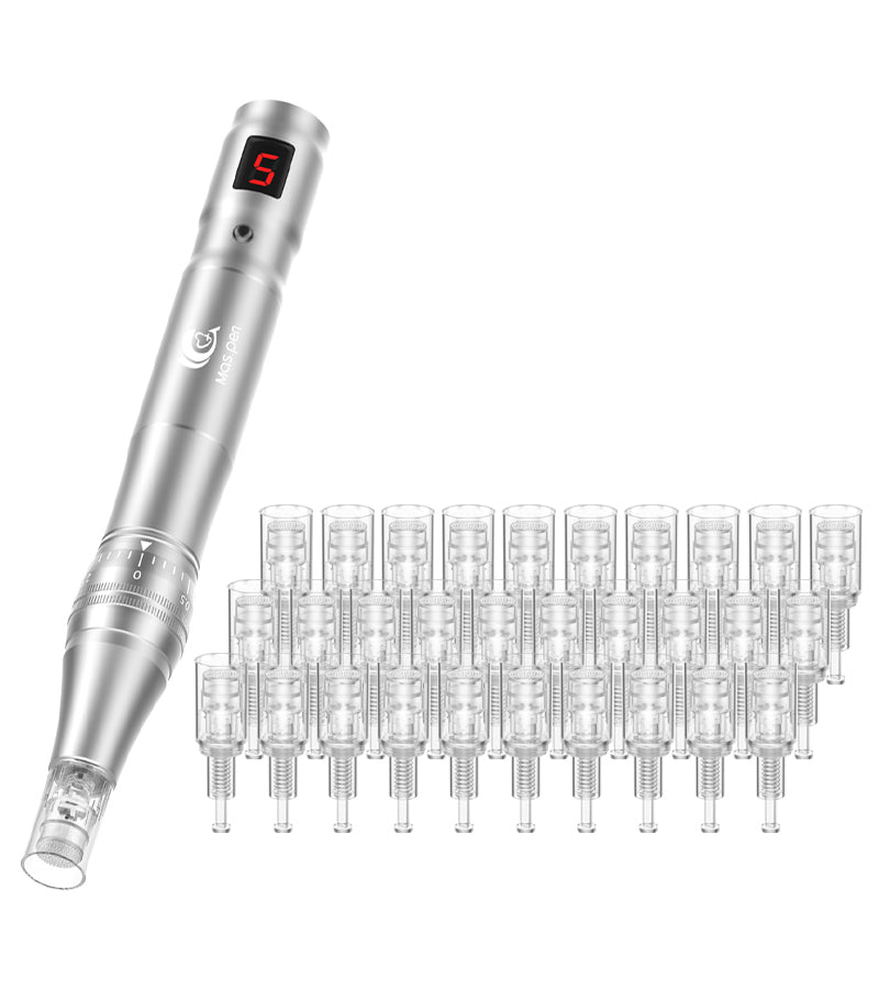 L3 Microneedling Pen - 30 Cartridges + Serum