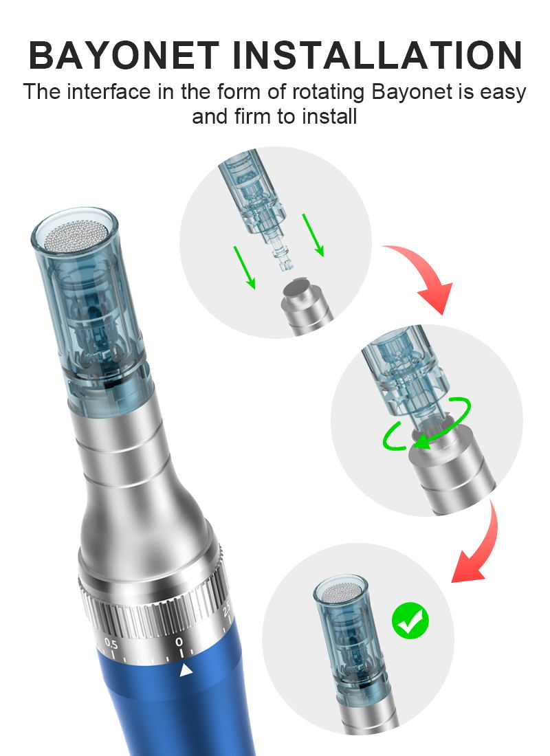 N6 Microneedling Pen - 30 Cartridges + Serum