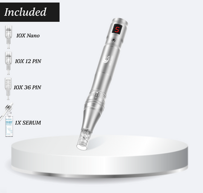 L3 Microneedling Pen +30 Cartridges & Serum Free - Limited Time Offer